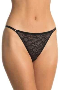 Free People NEW Tameeka Lace High Waisted Undies Black Sheer OB1151771 - Picture 1 of 3