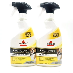 2-Pack Bissell 22oz Spot Cleaner for Pet Urine Stains & Odors – Pretreatment Enz - Picture 1 of 5