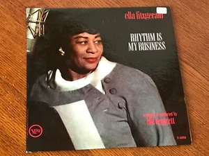 ELLA FITZGERALD, "Rhythm Is My Business," V-4056, Mono, 1962. EX/EX - Picture 1 of 6