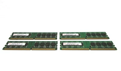 4GB - Lot of 4 HYNIX HYMP512U64CP8-S5 1GB DDR2 800MHz RAM Memory - Image 1 of 3