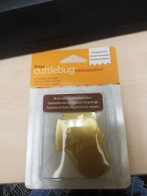 Cuttlebug Embossables Metal Shapes - Vintage Artist- Gold - 2002192 - Image 1 of 2