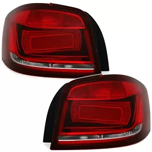Rückleuchten für Audi A3 8P -2012 3türer in Dunkelrot Rot Heckleuchten - Bild 1 von 4