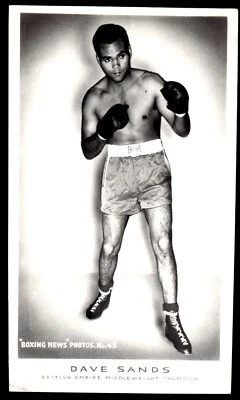 1940-70 Boxing News Photos #45 Dave Sands VG/EX - Image 1 of 2