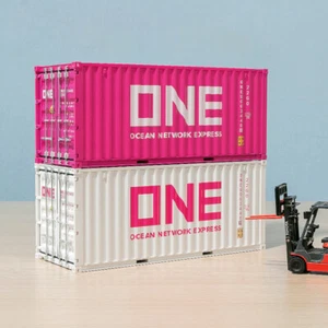 1/20 Diecast Freight Container Pink Model Ocean Network Express Kids Toys - Picture 1 of 6