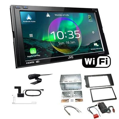 JVC Autoradio WiFi Apple CarPlay Android für Audi A6 2001-2005 Vollaktiv Bose - Bild 1 von 4