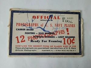 Vintage Official Photographs of U S Navy Planes 12 Photographs 1950's - Picture 1 of 10