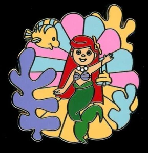 It's a Small World Mystery Arielle Flunder Under the Sea Disney Pin 153076 - Bild 1 von 1