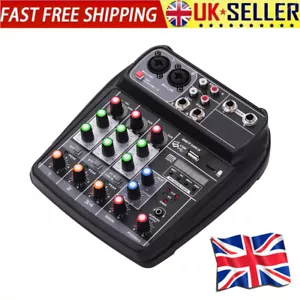 Compact Mixing Console Digital Audio Mixer MP3 USB Input with Reverb Effect J3E1 - Picture 1 of 10