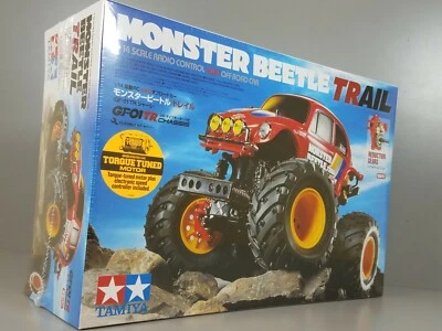 New Tamiya 58672 1/14 R/C Monster Truck GF-01TR Monster Beetle Trail Kit w/ESC - Image 1 of 4