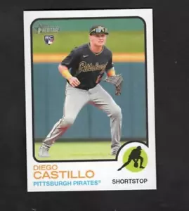 2022 Diego Castillo Topps Heritage Baseball Rookie RC Pittsburgh Pirates - Picture 1 of 2