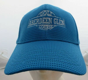 Gorra de béisbol de golf Aberdeen Glen ajustable v azul - Imagen 1 de 4