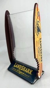 Landshark Lager 2007 Table Menu Tent Jimmy Buffett Surfboard Margaritaville RARE - Picture 1 of 8