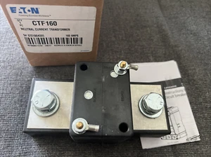 Eaton CTF160 Neutral Current Transformer 160 Amps Current Ratio Box has writing - Picture 1 of 6