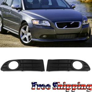 For VOLVO S40 V50 S50 08-12 Pair Front Bumper Fog Light Grille Grill Left+Right - Picture 1 of 13