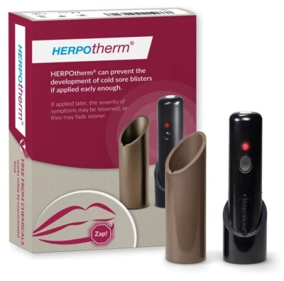 Herpotherm Electronic Lipstick Cold Sores Without and Against Herpes   - Image 1 of 3