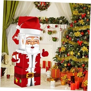 Christmas Boxes Decoration 7 Pieces Stacking Boxes Santa Claus Gift Boxes with - Picture 1 of 8
