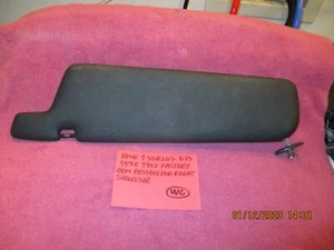 BMW 7 SERIES E23 733I 735I FACTORY OEM PASSENGER CHARCOAL SUNVISOR FREE SHIPPING - Picture 1 of 9