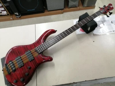 Mayones Patriot 4 Red Made in Poland Solid Body Electric Bass Guitar - Image 1 of 4