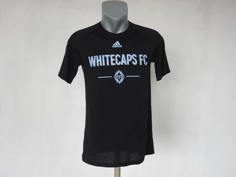 Vancouver Whitecaps FC FAN Jersey Adidas Black Shirt Size S Ultimate Tee Soccer Cover