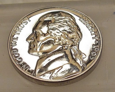 1963 Gem Proof Jefferson Brilliant Blue  Incandescent Original Hues   #1118 ~ 1 - Image 1 of 2