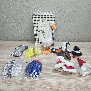 Vintage Cobble Creek Gertrude Q. Goosebriar Goose With Dress Up & Accessories 6" - Picture 1 of 18