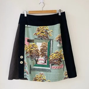 BERSERK Size S Women’s Handmade A-Line Skirt Patchwork Indie Made In Australia - Bild 1 von 14
