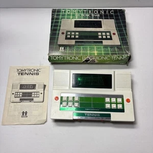 TOMYTRONIC Electronic TENNIS Table Top Game, Box & Instructions-TESTED Works - Picture 1 of 14