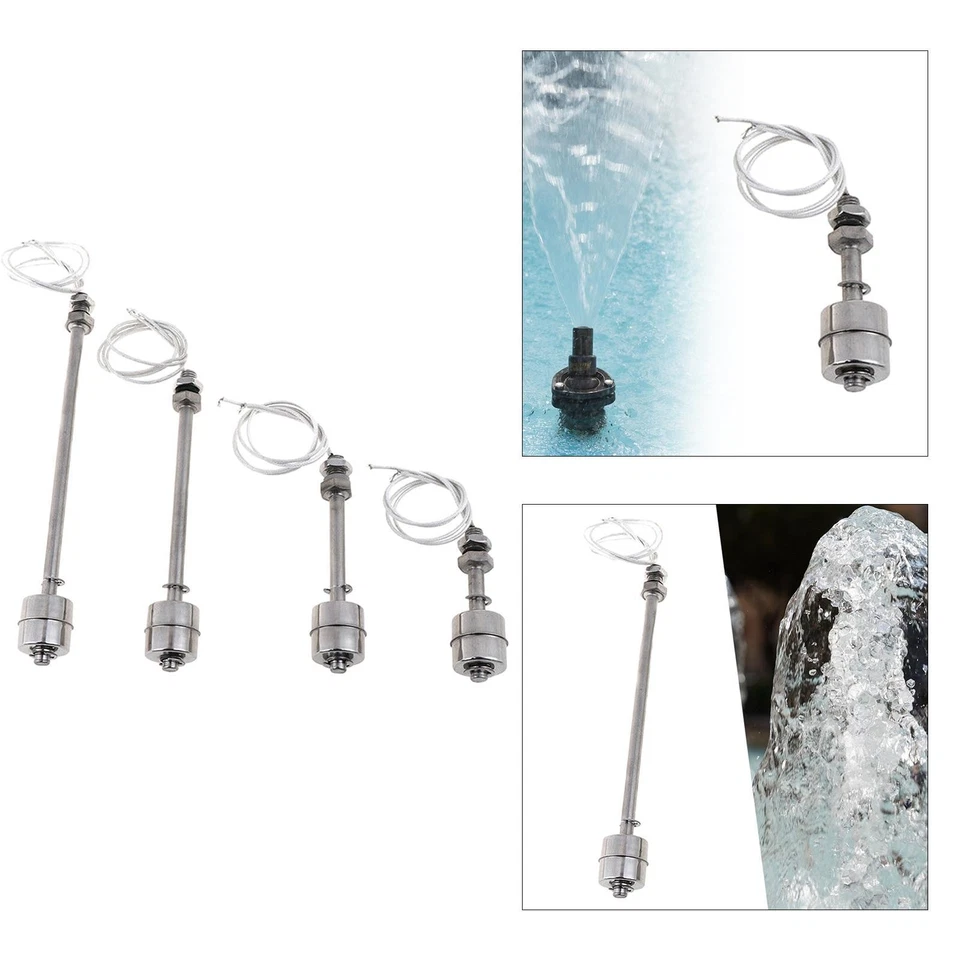 Interrupteur à flotteur en acier inoxydable, interrupteur à flotteur à Double - Photo 1/1