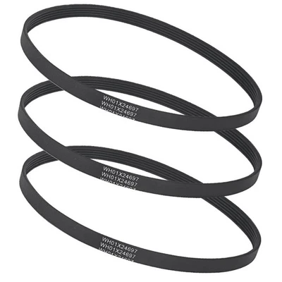 For GE Washing Machine Motor Belt 3PCS WH01X27538 Fits GTW220ACK5WW GTW335ASN0WW - Image 1 of 4