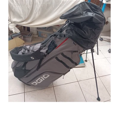 OGIO GROM Stand Golf Bag Charcoal Black 14 Way Divider Rain Hood - Image 1 of 4