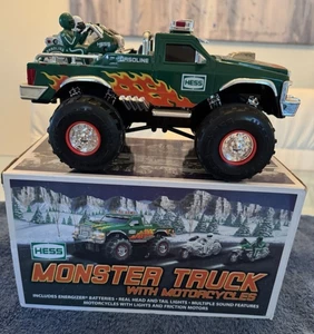 Hess 2007 Toy Monster Truck w/ Motorcycles ~Brand New~ - Picture 1 of 3