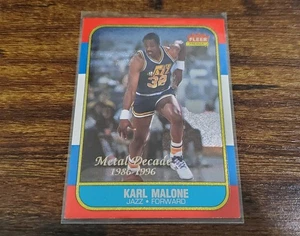 1996-97 Fleer Metal Decade of Excellence #M5 Karl Malone - Picture 1 of 4