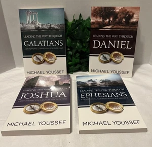 Michael Youssef Leading the Way through book lot Joshua,daniel,Ephesians,Galatia - Picture 1 of 11