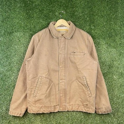 Chaqueta de trabajo recortada forrada de piel de American Eagles de colección de los años 2000 al aire libre Foto 1 de 4