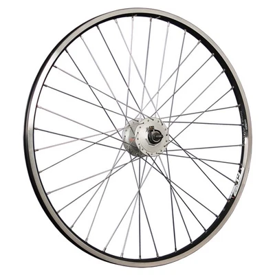 Laufrad 26 Zoll Vorderrad Fahrrad Nabendynamo DH-C3000 Shimano geöst schwarz - Bild 1 von 4