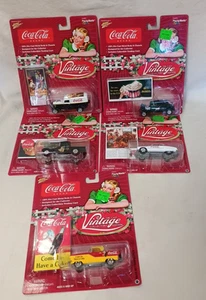 (5) Johnny Lightning Coca Cola Vintage Diecast Collector's Edition New - Picture 1 of 6