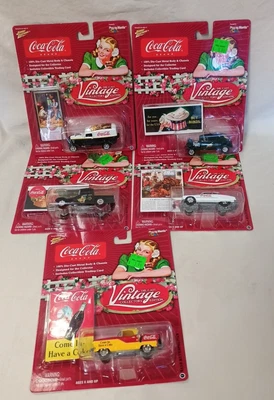 (5) Johnny Lightning Coca Cola Vintage Diecast Collector's Edition New - Image 1 of 4