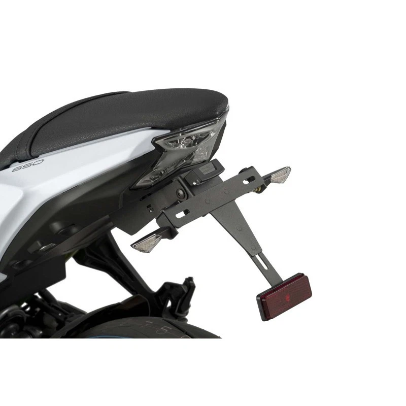 SUPPORT DE PLAQUE D'IMMATRICULATION PUIG POUR KAWASAKI NINJA 650 20-24 NOIR-OFFR - Photo 1/1