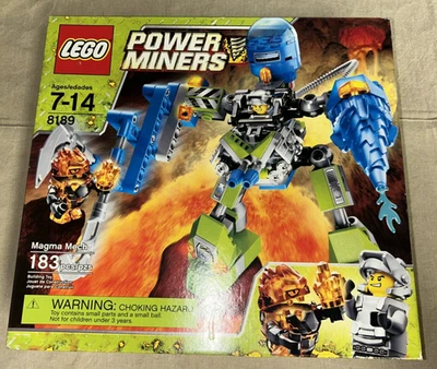 LEGO # 8189 Power Miners: Magma Mech ~ New in sealed box ~ Retired - Image 1 of 4