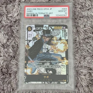 One Piece Sabo ComiPara Trading Card PSA10 Graded Official Collectible - Picture 1 of 2
