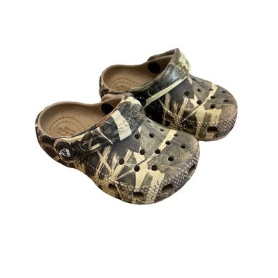 Zuecos Crocs Clásicos Sandalias Camuflados Exterior Ligeros Bebé Niño Pequeño Talla C 5 Foto 1 de 4