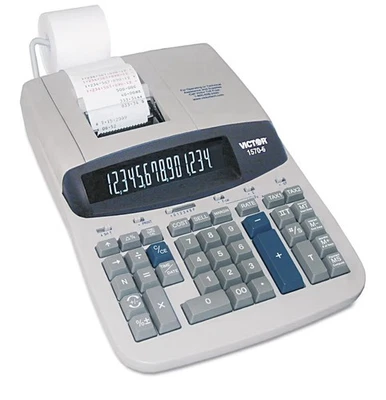 Victor 1570-6 | 12 Digit Desktop Calculator | Two-Color Ribbon Printing - Image 1 of 3
