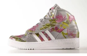 Adidas JS Wings 3M Floral MultiSólido Gris TenisZapatos B26023 Talla 5M/6W Unisex - Imagen 1 de 17