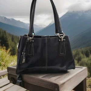 Bolso de Hombro Organizador Liz Claiborne Azul Marino Doble Asa (NUEVO SIN ETIQUETAS) - Imagen 1 de 13