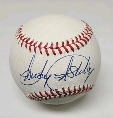 Andy Ashby Signed Auto Rawlings Official National League Baseball PADRES B5 - Image 1 of 3