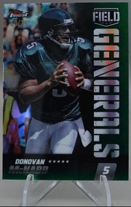 Donovan McNabb 60/75 2024 Finest Field Generals Green Refractor Philadelphia - Picture 1 of 2