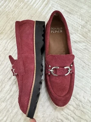 Новые без коробки кожаные мокасины женские Donald Pliner Clio, размер 8 М - Изображение 1 из 4