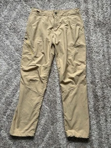 Patagonia RPS ROCK pants men Beige Hiking opposet adjustable waist 32 Medium Tan - Picture 1 of 9