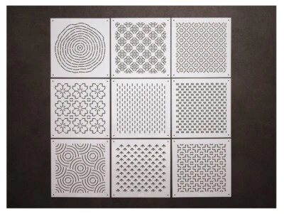 Sashiko Stencil for Japanese Embroidery – Reusable Stencil / Template - Image 1 of 4