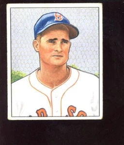 1950 Bowman Baseball Card LOW #43 HOFER Bobby Doerr - Picture 1 of 1